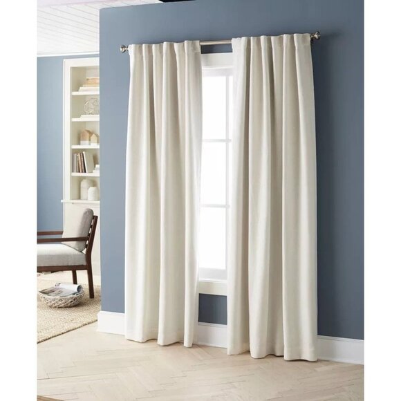Threshold Aruba Sour Cream Blackout Single Window Curtain Panel 50" x 63" NWOT - Picture 3 of 6